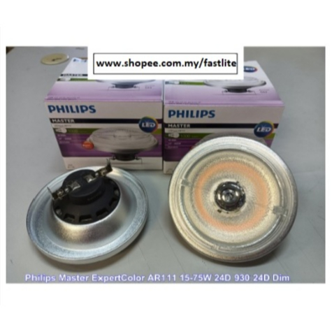 Philips Master LED ExpertColor 15 75W 930 AR111 24D Dim Shopee Malaysia