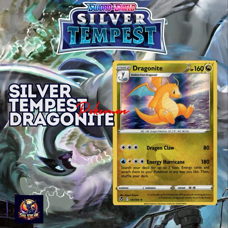 Pokemon TCG Dragonite Silver Tempest | Shopee Malaysia