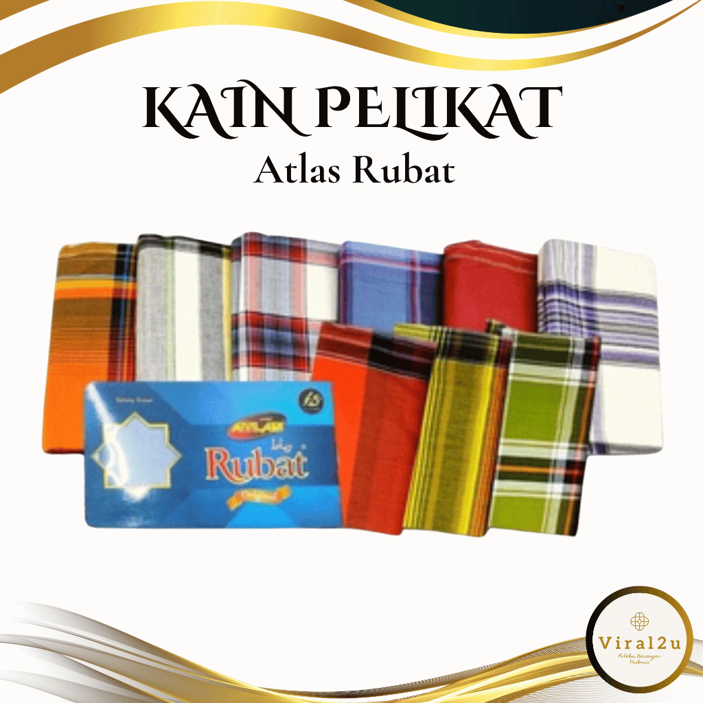 Kain Pelikat Atlas Rubat Original ( Siap Jahit ) (Multi Design ...