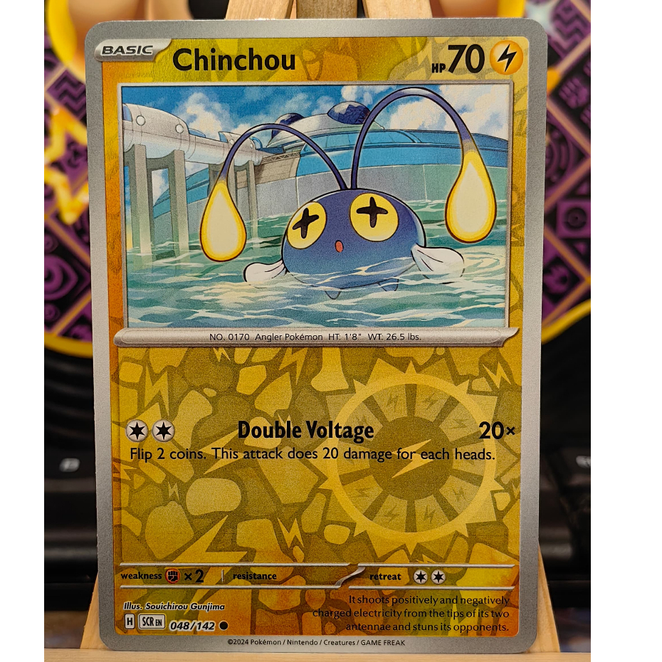 chinchou pokemon card value Amazon.com: Lanturn 052/195 + Chinchou 051/195 - Silver Tempest - Evolution  Set