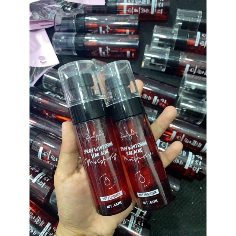 SPRAY MEKAINI | Spray Whitening Scar Acne Moisturizer | Shopee Malaysia
