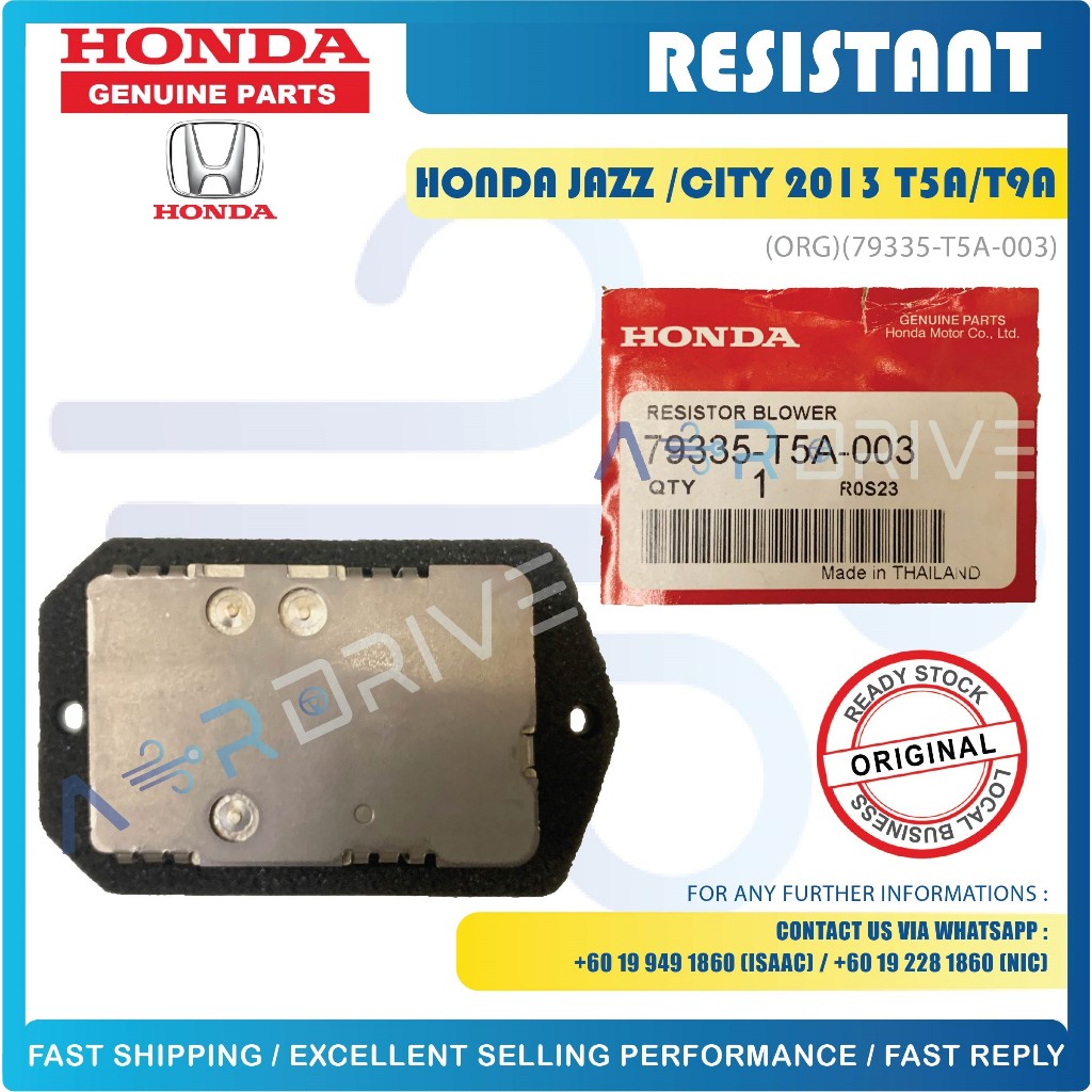 HONDA GENUINE PARTS HONDA HRV / JAZZ / CITY 2014 BLOWER RESISTOR ...