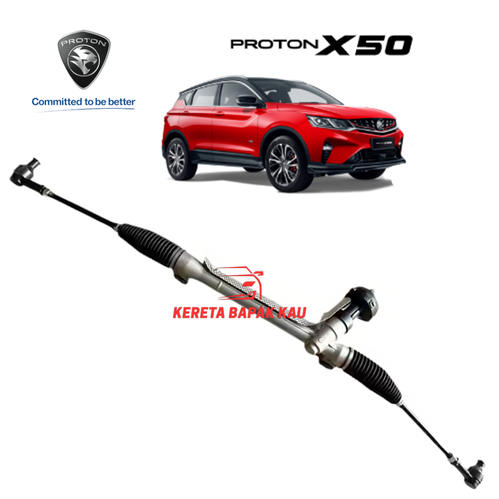ORIGINAL PROTON X50 POWER STEERING RACK WITH TIE ROD END (NEW) | Shopee ...