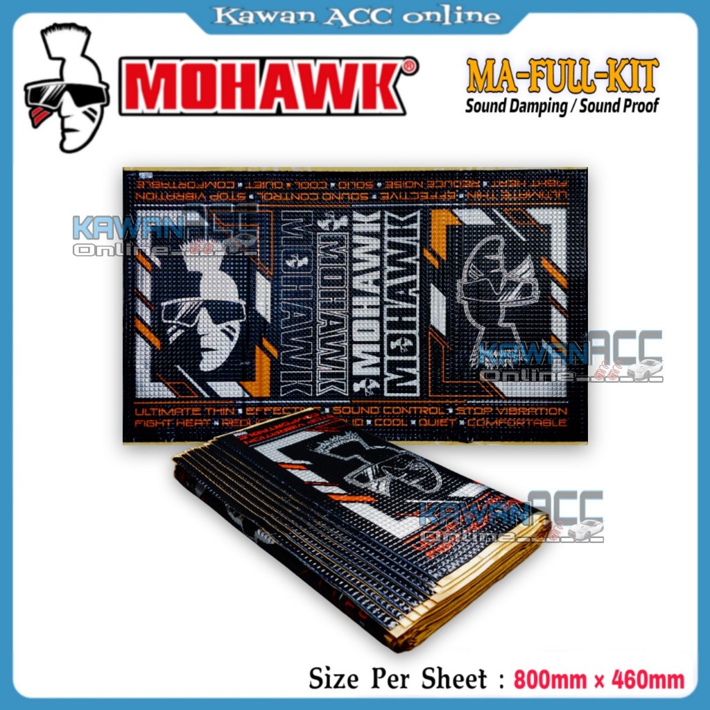 MOHAWK Soundproof / Sound Damping MA-FULL-KIT Car Soundproof /Sound ...
