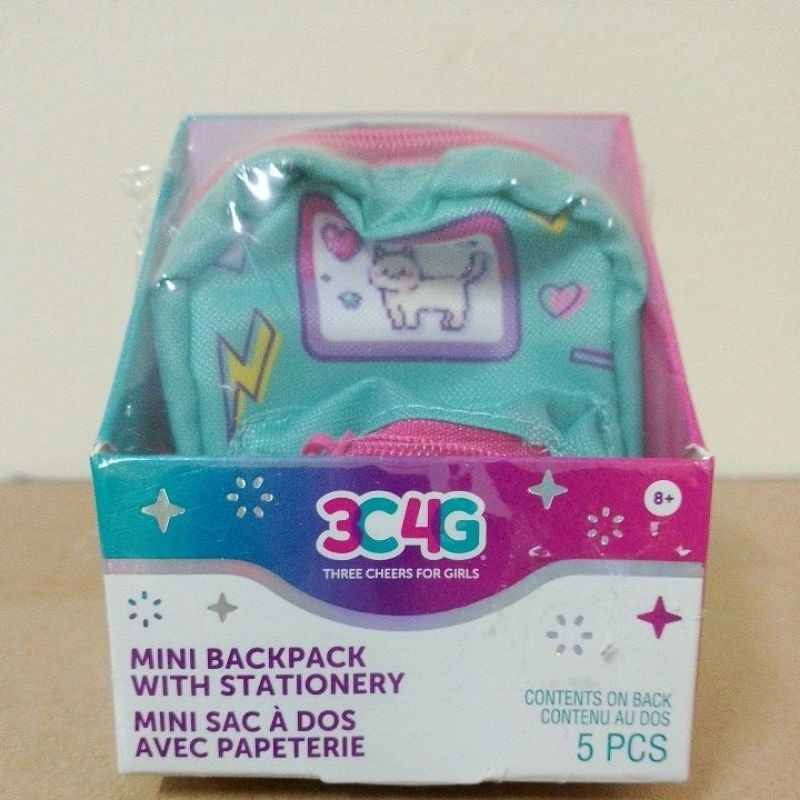 Make It Real 3C4G Mini Backpack Keychain With Stationery Set (12044)  Fashion Stationery Accessories | Shopee Malaysia