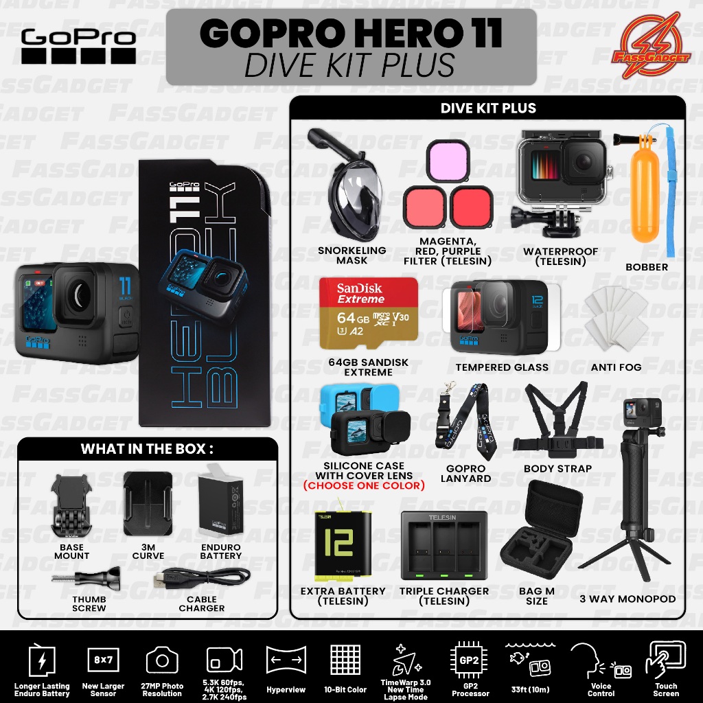 (🔥READYSTOCK🔥) GOPRO HERO 11 BLACK (ORIGINAL 1 YEAR MALAYSIA WARRANTY ...
