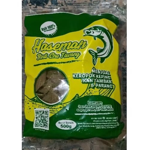 KEROPOK KEPING HASEMAH IKAN TAMBAN (500 GRAM) | Shopee Malaysia