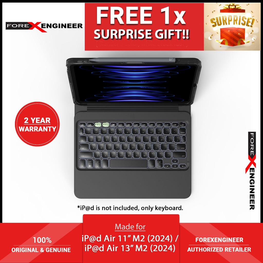 [ iP@d Air 11 /Air 13 M2 ] ZAGG Pro Keys 2 Wireless Keyboard ...