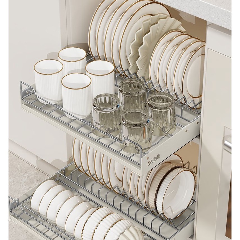 Kitchen Organizer Crockery Organiser Plate Rack Dinner Set