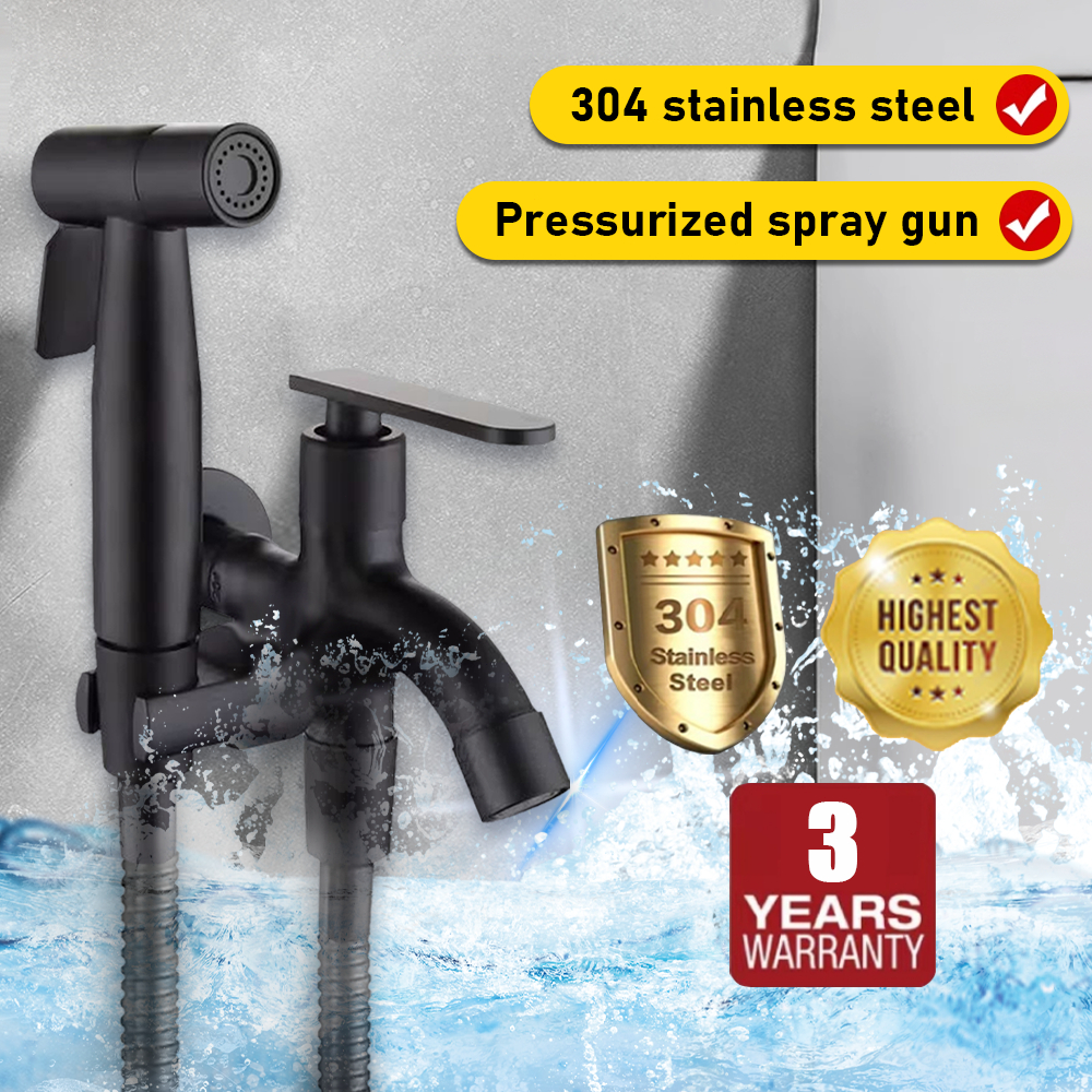 High Quality Stainless Steel Bidet Sprayer For Toilet Bidet Flusher Set