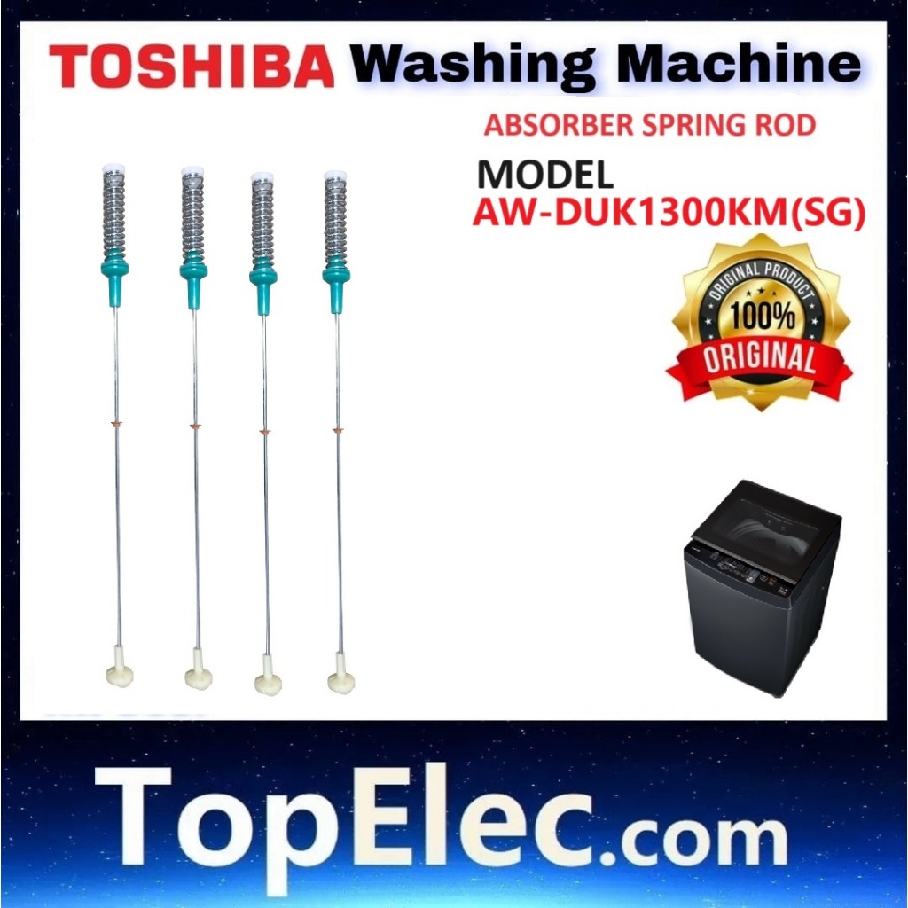 (ORIGINAL)TOSHIBA absorber suspension SPRING rod WASHING MACHINE AW ...