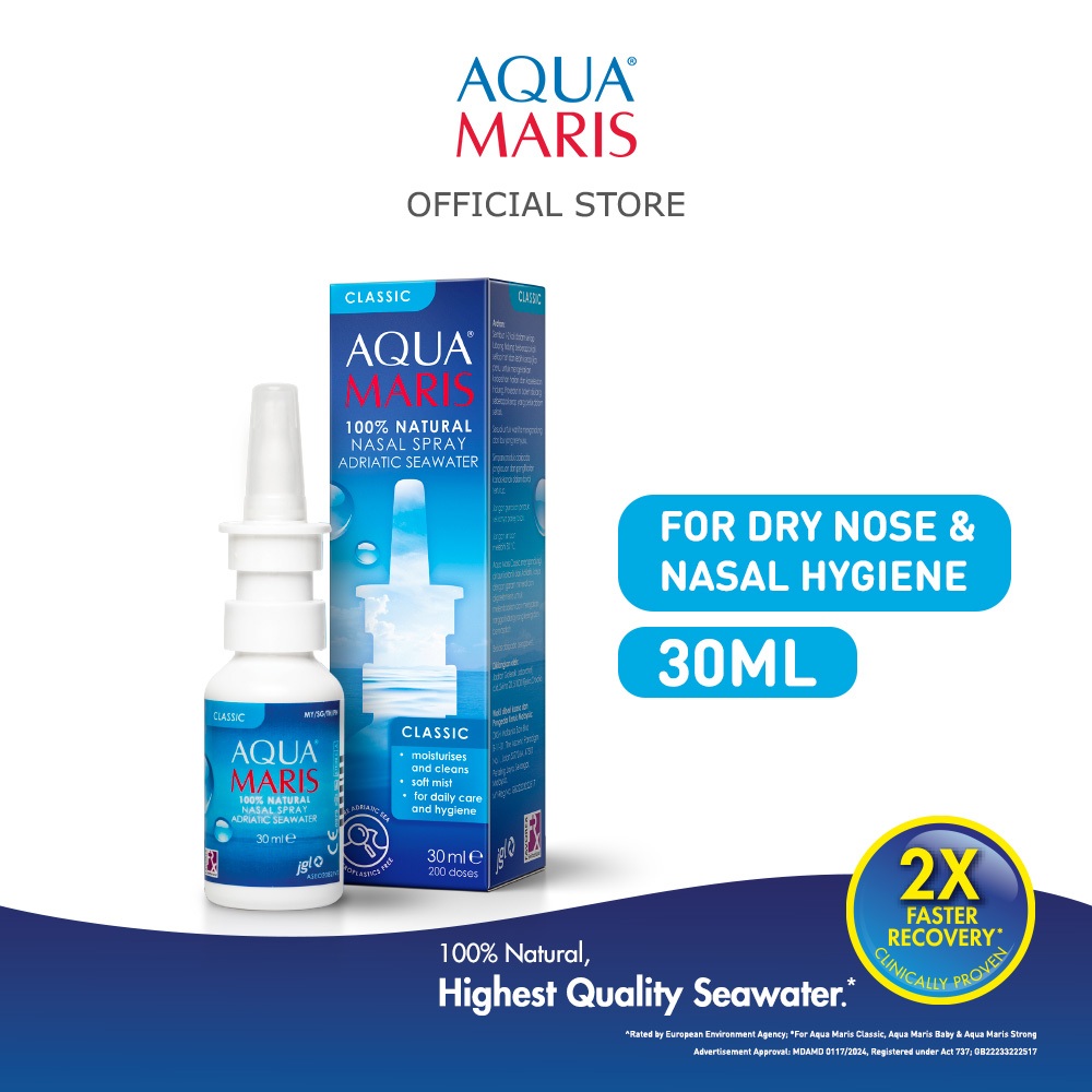Aqua Maris Classic Nasal Spray (30ml) Exp date: Dec 2028 | Shopee Malaysia