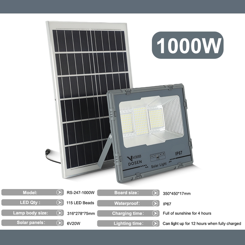 V380 PRO Lampu Solar Light Outdoor Lighting LED Solar Spotlight ...