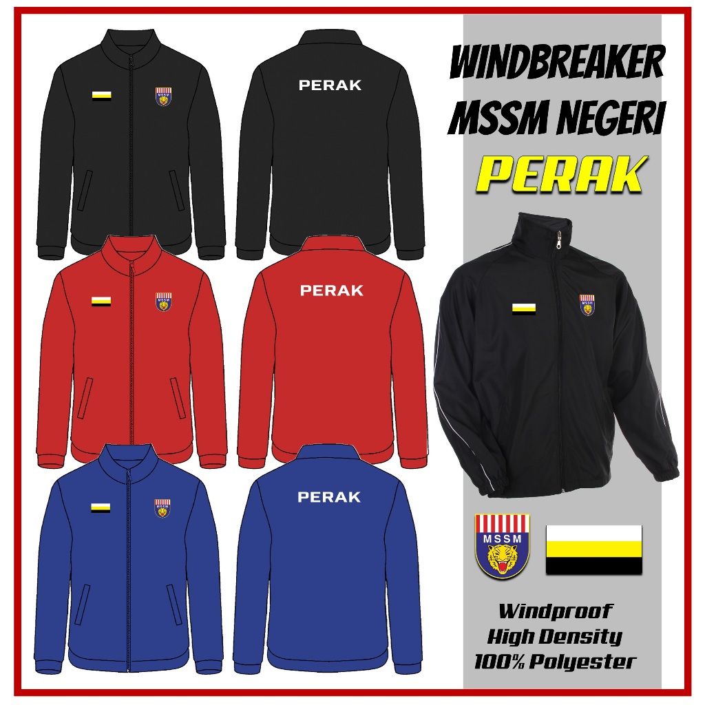 MSSM NEGERI PERAK WINDBREAKER | MAJLIS SUKAN SEKOLAH MALAYSIA NEGERI ...