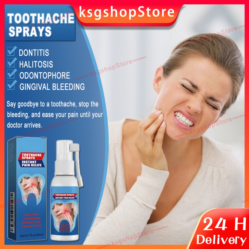 Original Ubat Sakit Gigi Berlubang Toothache Spray Pain Relief Gel