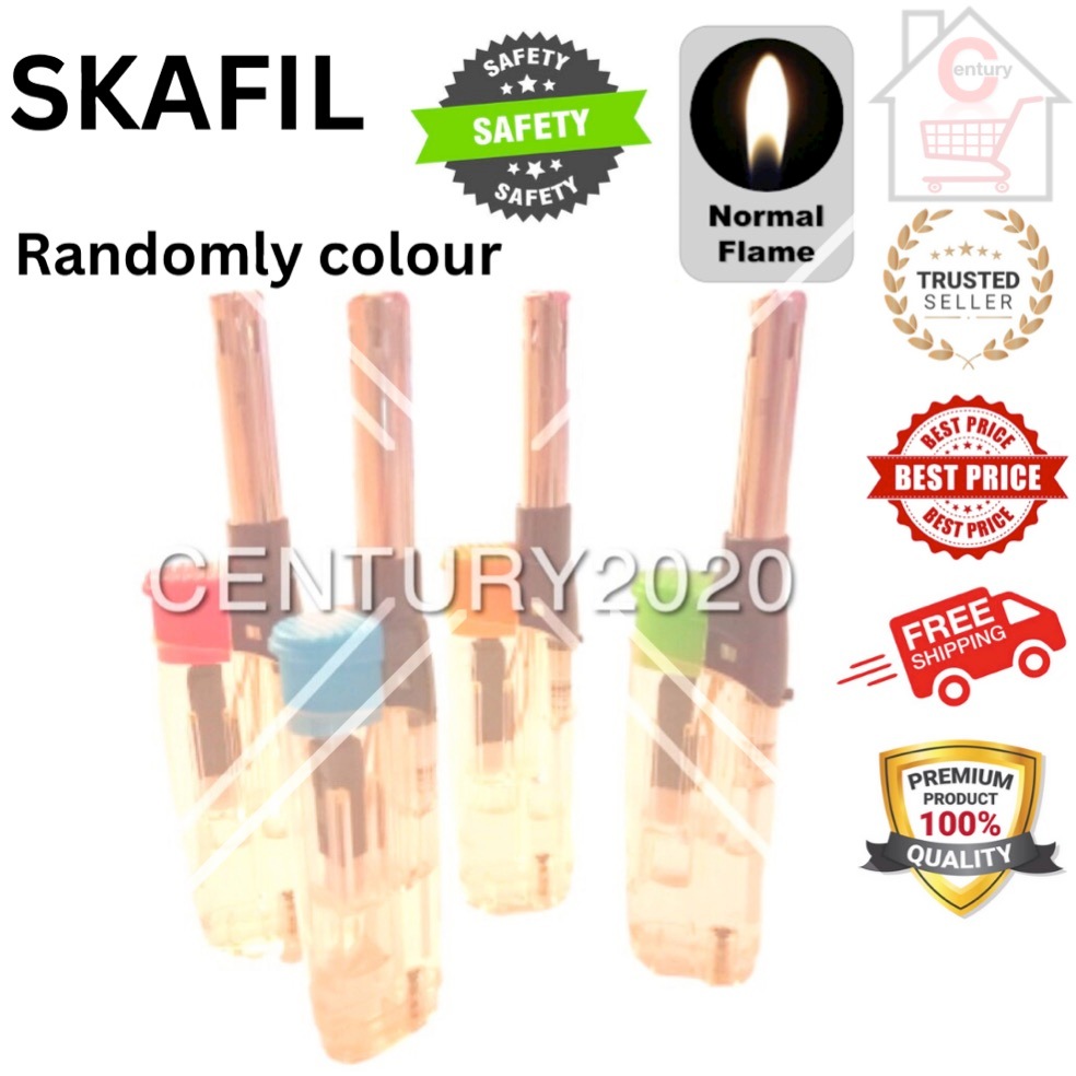 SKAFIL Kitchen Lighter Normal Flame Refillable Gas Lighter 1 PCS ...