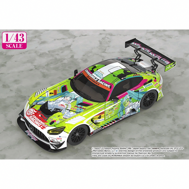 1/43 Good Smile Hatsune Miku AMG 2022 Season Opening Ver. GOODSMILE ...