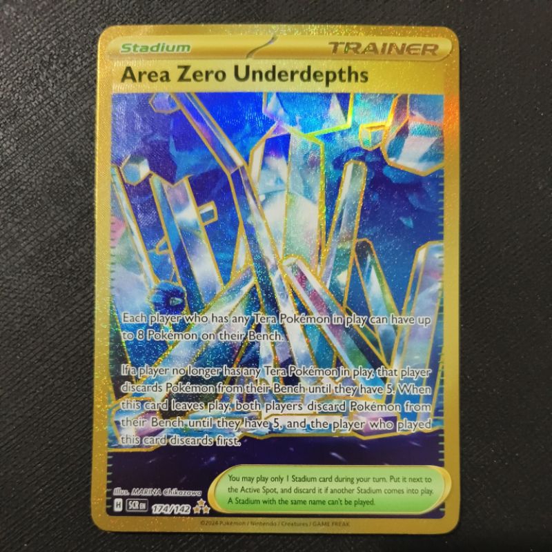 Pokemon Card TCG : Stellar Crown Trainer : Area Zero Underdepths 174/ ...