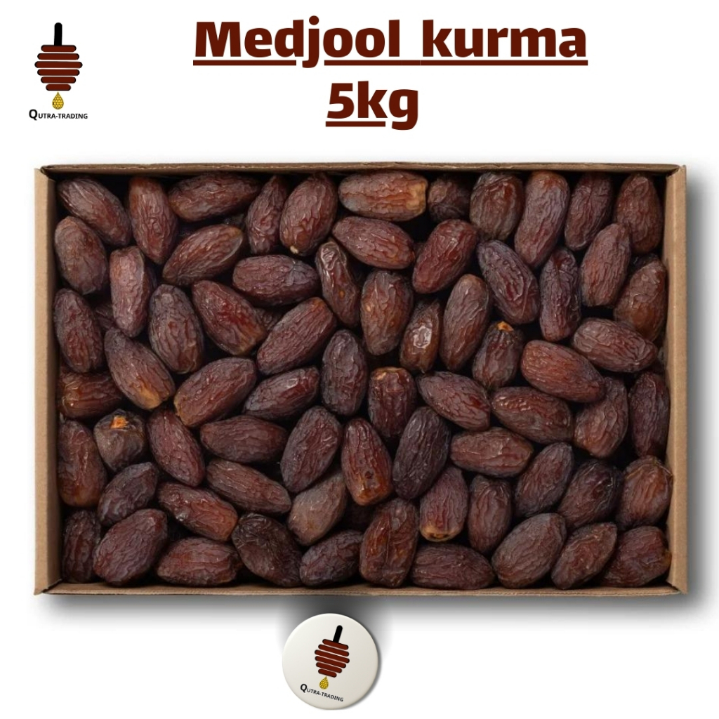 Kurma Medjoul Palestinian Jumbo Box 5Kg kurma madjooll medjeol Fresh ...