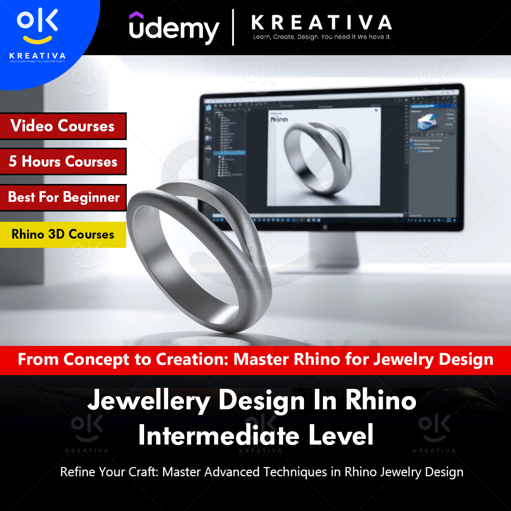 Rhino Video Course-Jewellery Design In Rhino Intermediate Level | learn ...