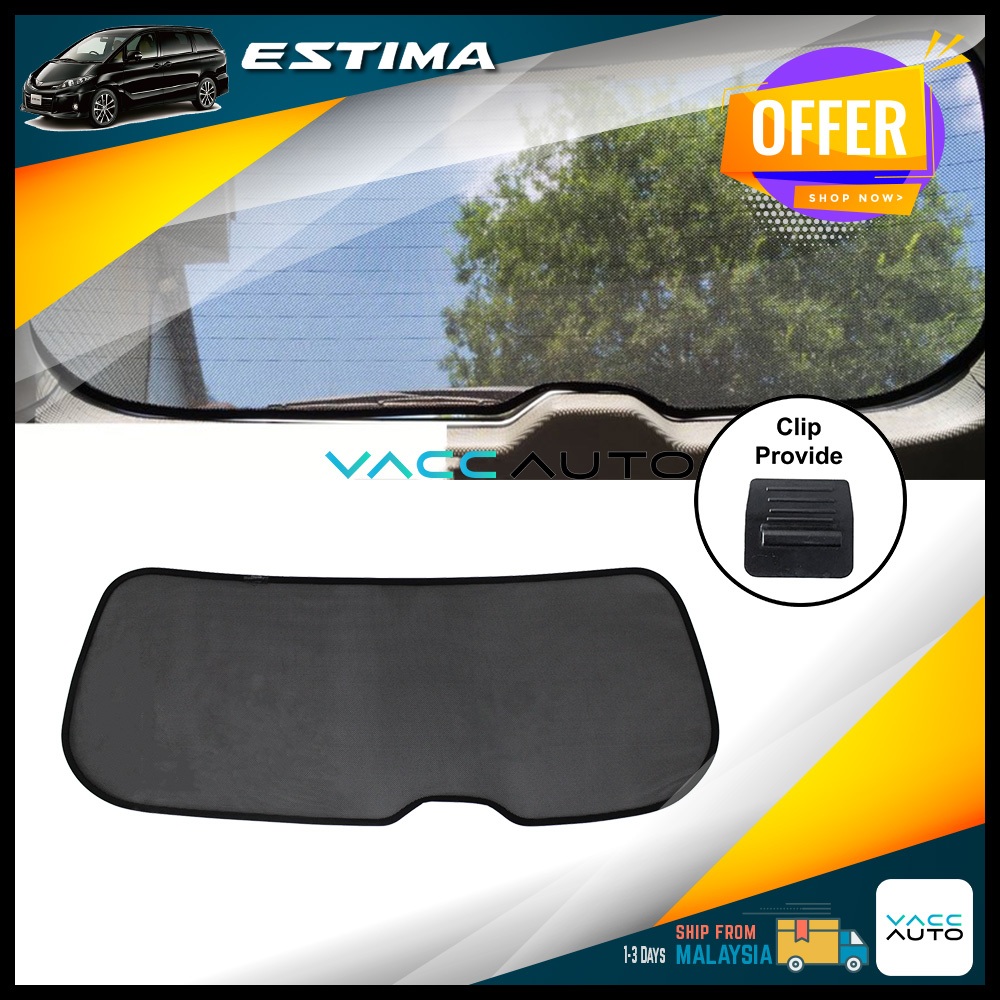 Toyota Estima (2006-2024) Rear Boot Windscreen Car Sunshade Trim Estima ...