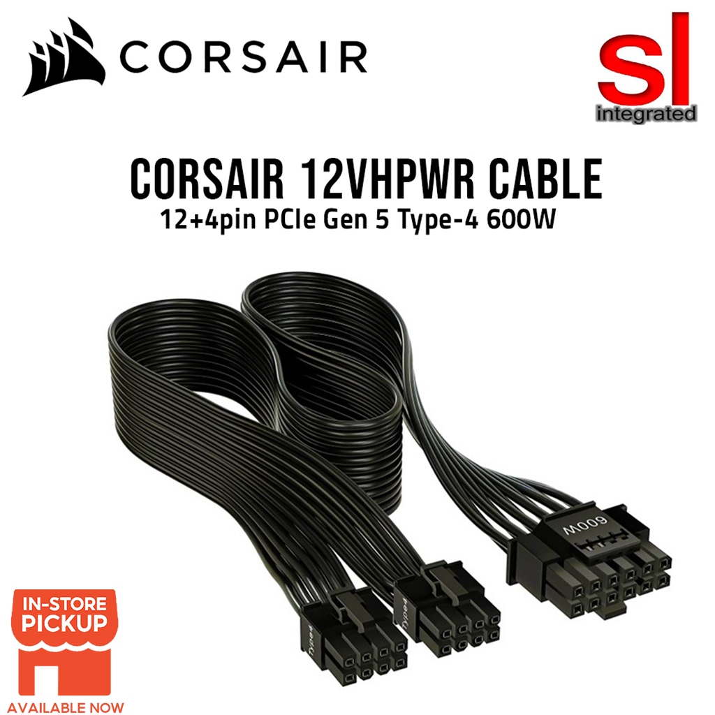 Corsair PSU-kabel 12 4pin PCIe Gen5 type-4 SI Only