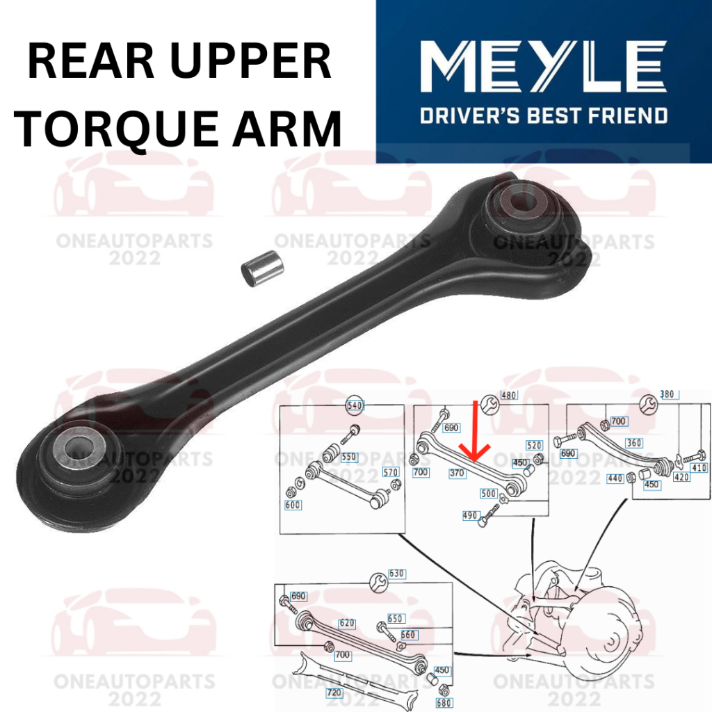 MEYLE GERMANY REAR UPPER TORQUE ARM REAR FRONT LINK ARM MERCEDES BENZ