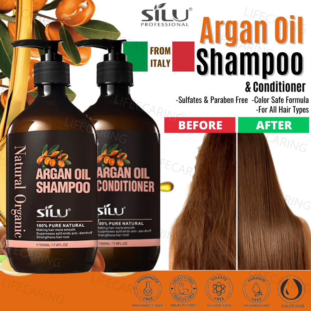 Argan Oil Hair Shampoo Moisturising Repairing Damaged Hair Treatment