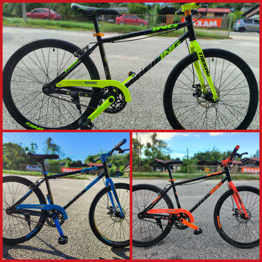 BASIKAL FIXIE 24 INCI TREKING 2419 Bicycle 24 inch Shopee Malaysia