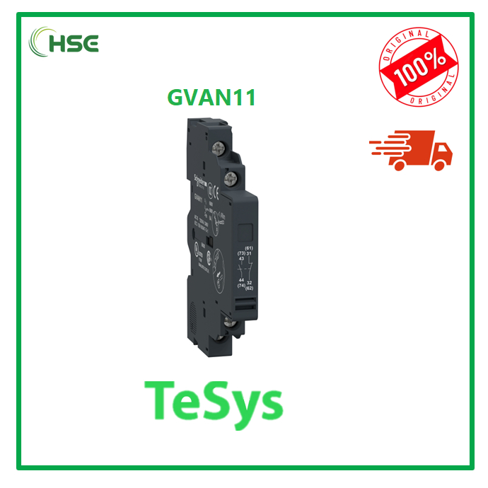 Schneider Electric Tesys Auxiliary Contact [1 N/C +1 N/O] GV2 & GV3 ...