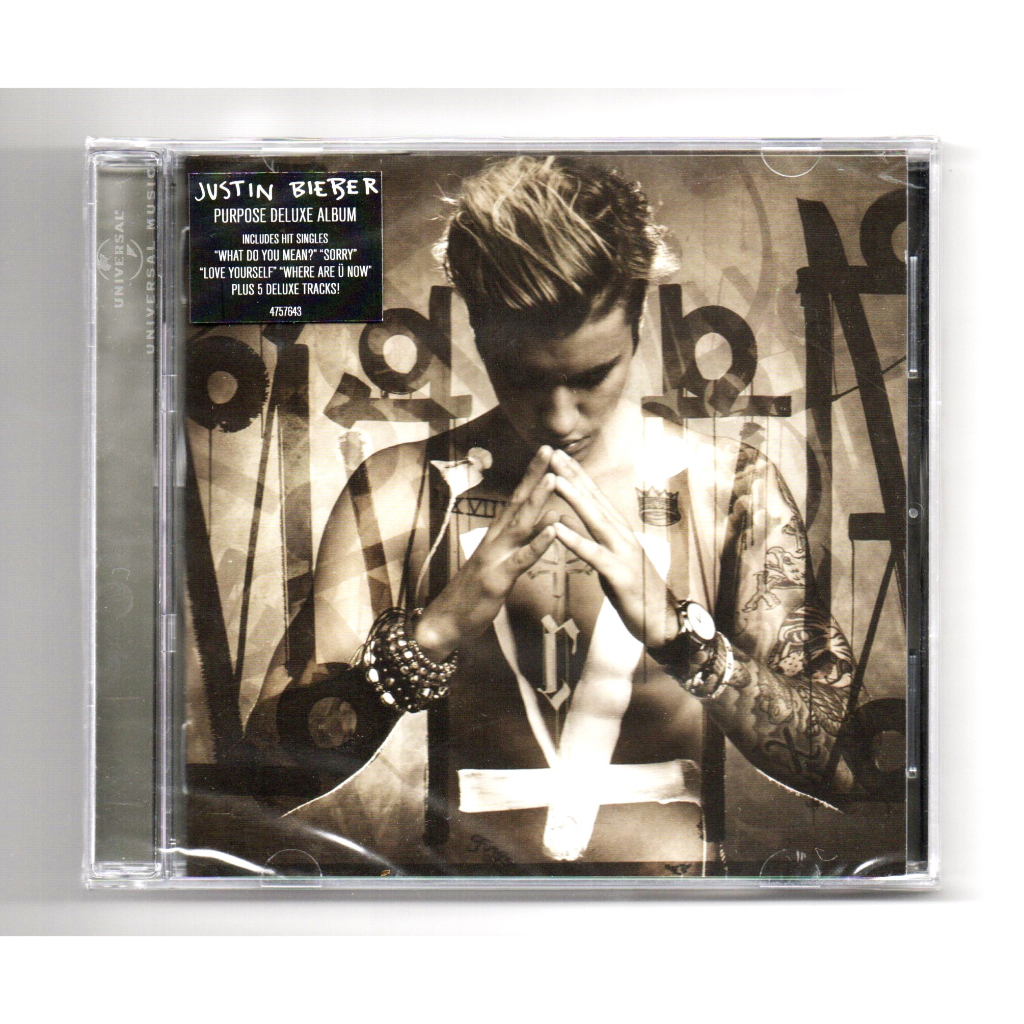 Justin Bieber - Purpose ( Deluxe Edition CD )** EU PRESS** | Shopee ...