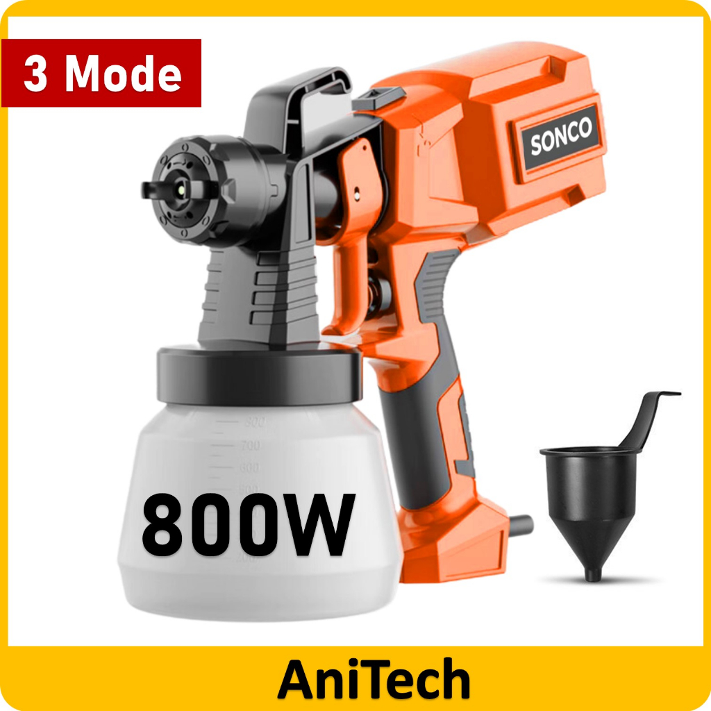 800ML 800W Professional Electric Paint Sprayer Gun Airless Paint Spray