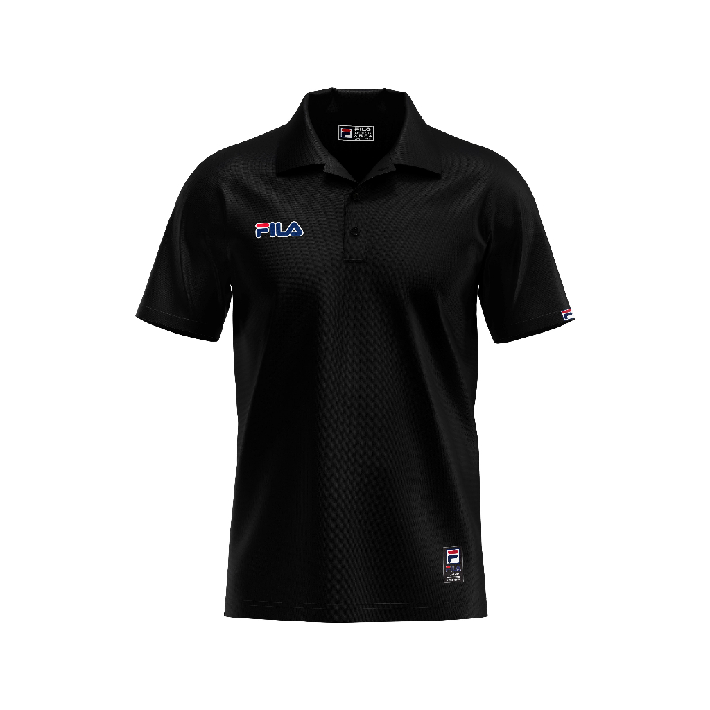 Microfiber Quality Jersey Tshirt Polo Collar FILA Basic Baju Graphic Tee Shopee Malaysia