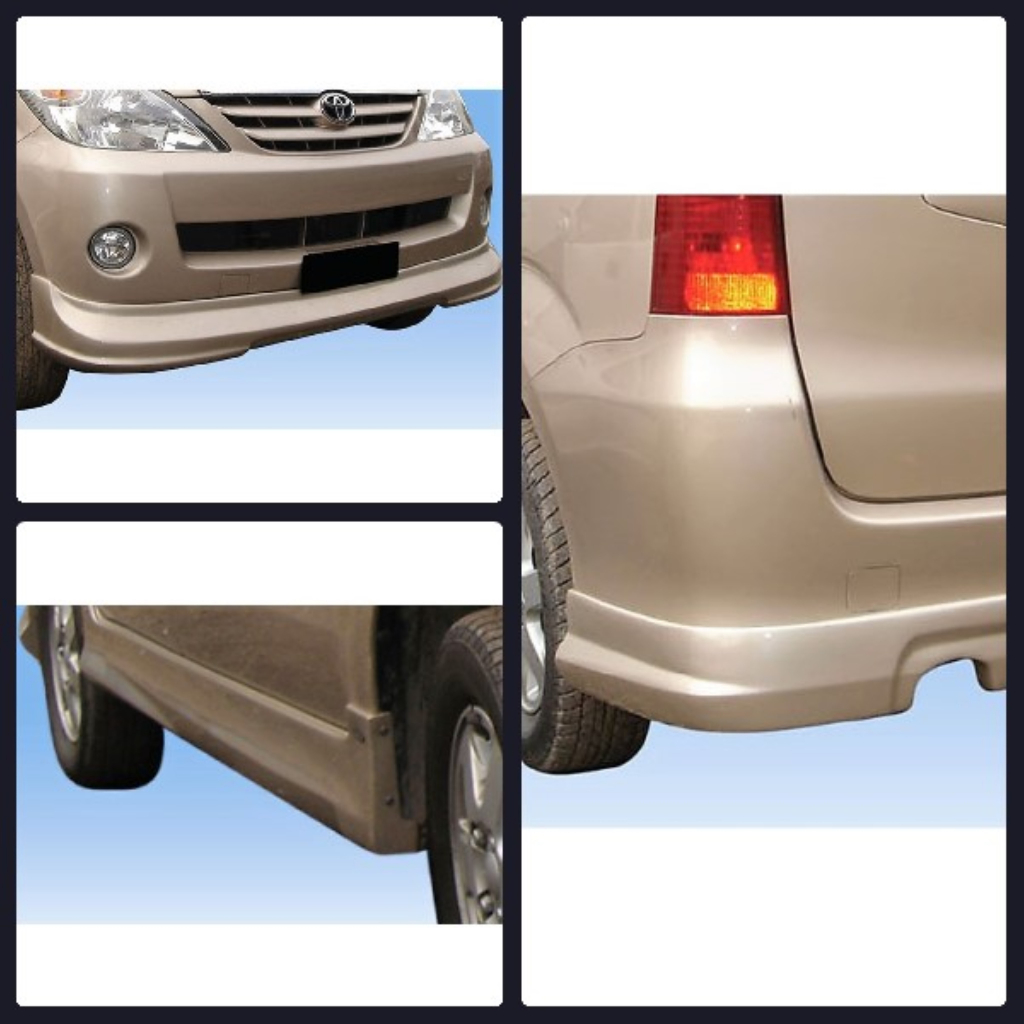 1st Generation Toyota Avanza 2004 Oem Skirting Body Kit Pu Ready Stock