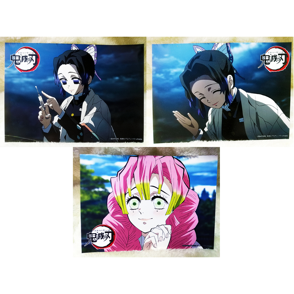 Kimetsu No Yaiba @ Demon Slayer Postcard (Kocho Shinobu & Kanroji ...