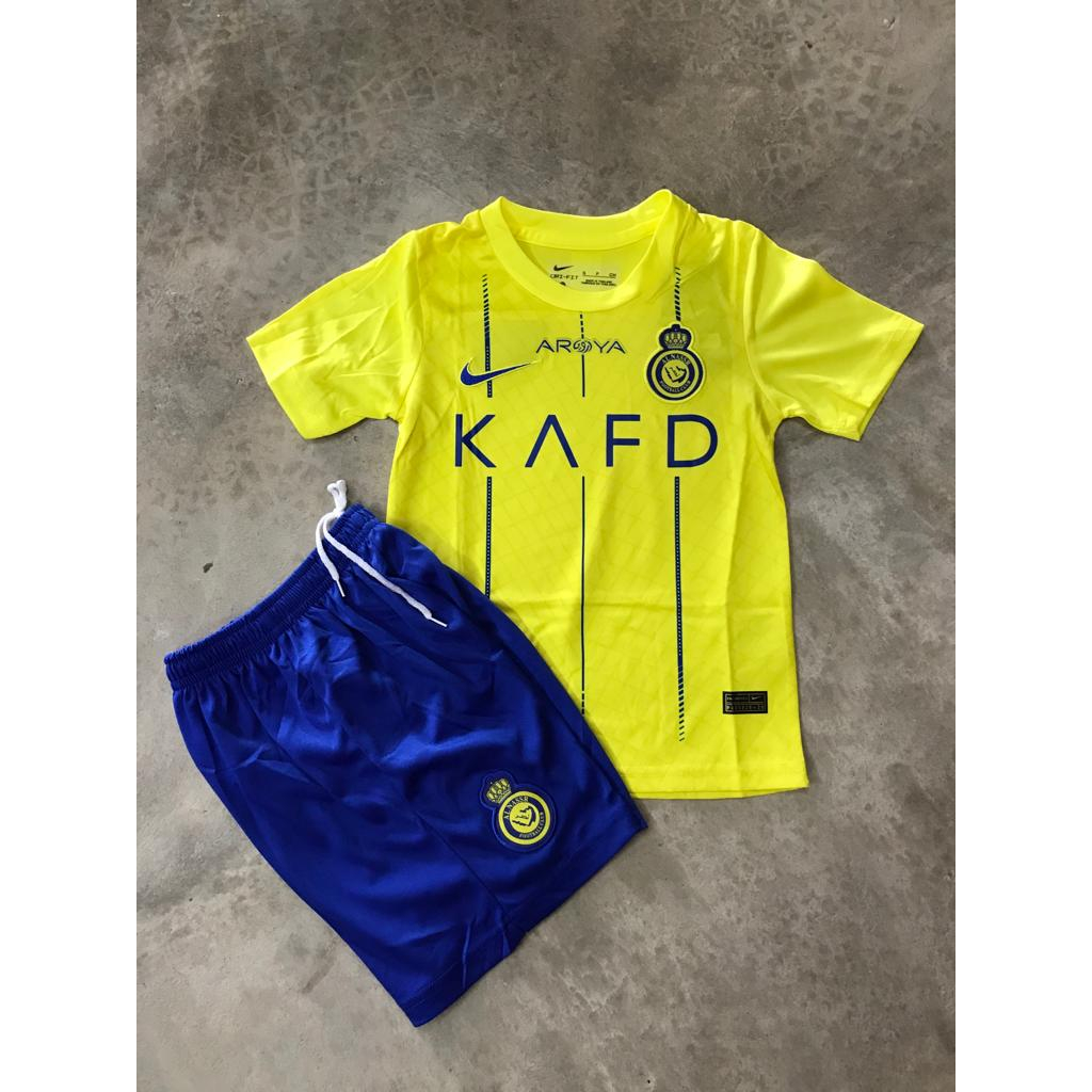 Sale - Al-nassr home kids jersey 2023 ( jersi budak alnassr home ...