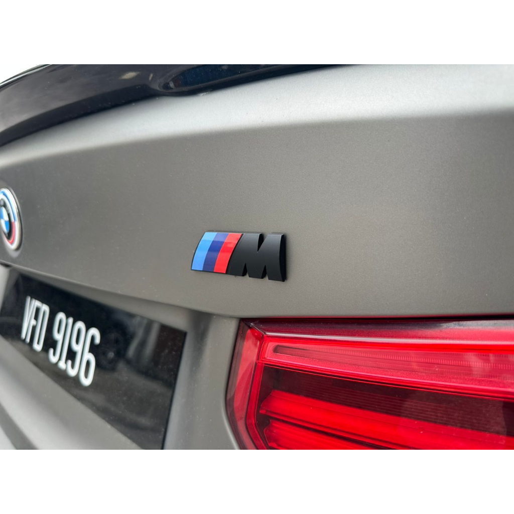 BMW M Emblem Rear Trunk M Sport Logo Badge in Black | Shopee Malaysia