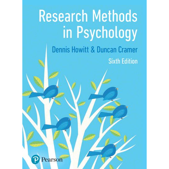 Research Methods in Psychology by Howitt & Cramer 6th Edition 2020 ...