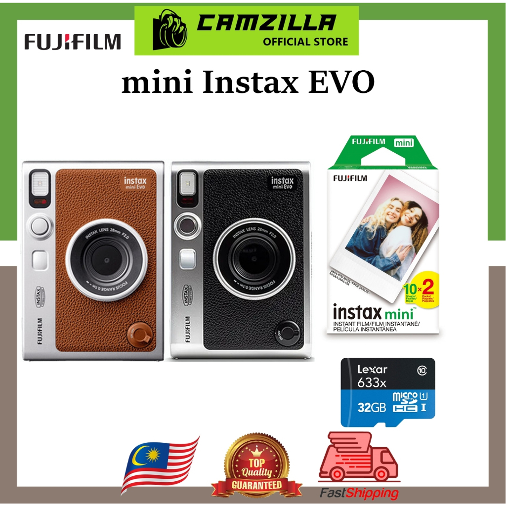 Fujifilm Instax Mini Evo Hybrid Instant Camera & Printer Fujifilm Malaysia Warranty Shopee