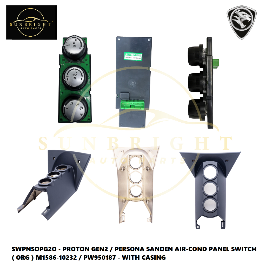 PROTON GEN2 / PERSONA SANDEN AIRCOND PANEL SWITCH ( ORG ) M158610232