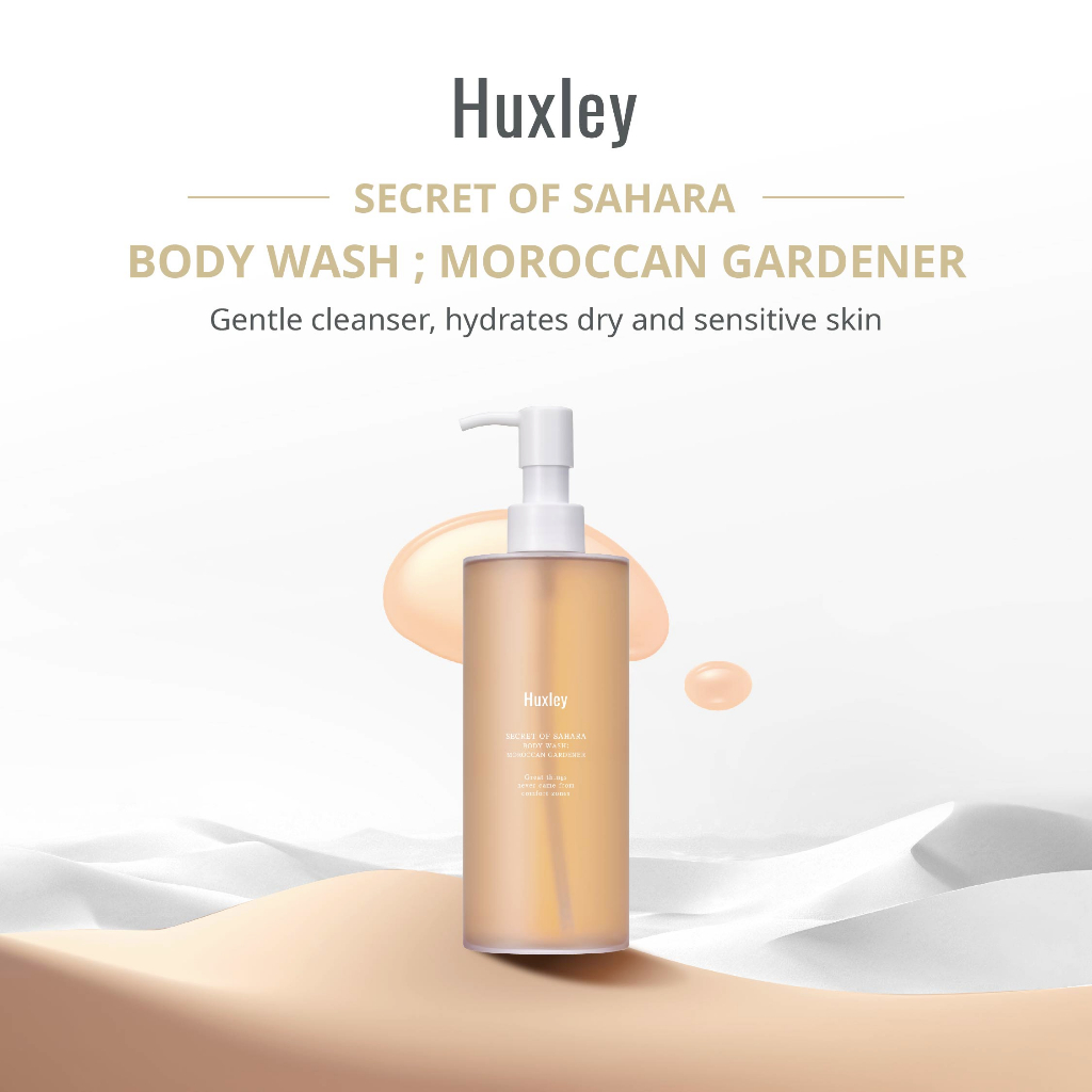 Huxley Body Wash ; Moroccan Gardener (300ml) Cleansing, Moisturizing