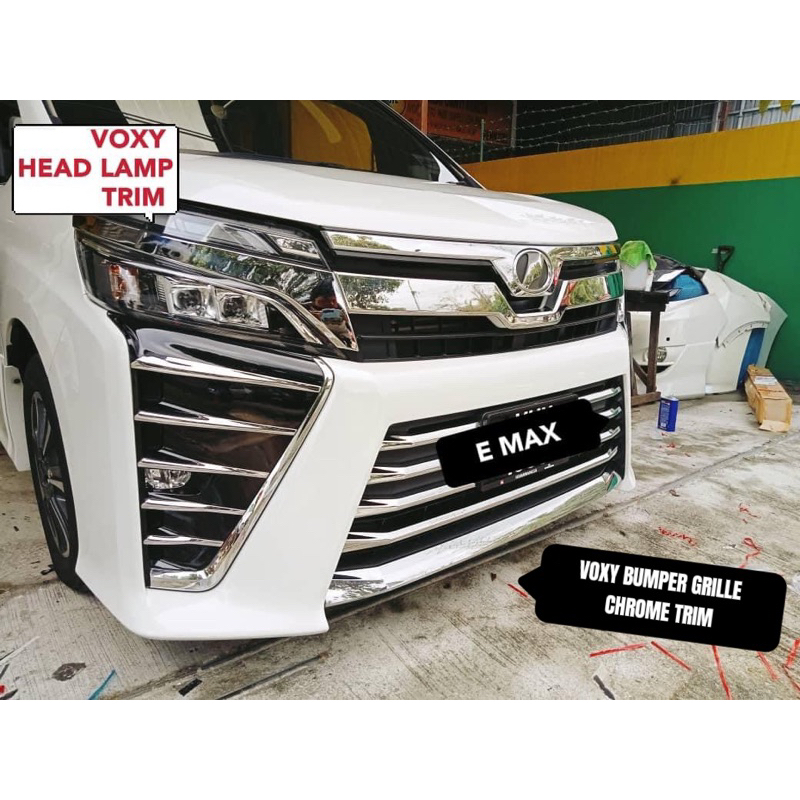 TOYOTA VOXY NOAH BUMPER GRILLE CHROME / FRONT GRILLE GARNISH / HEAD