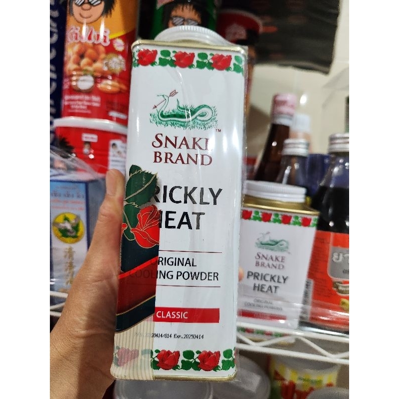 Snake Powder Brand Prickly Heat Cooling Powder (50g/140g/300g) Bedak ...