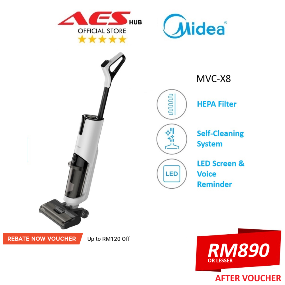 Midea Wet & Dry Cordless Vacuum Cleaner Mop Wash Vacuum 3 In 1 With
