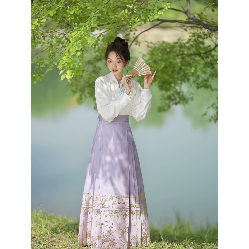 daidai (Ready Stock) Mamianqun Hanfu Cheongsam Baju Long Skirt Chinese ...