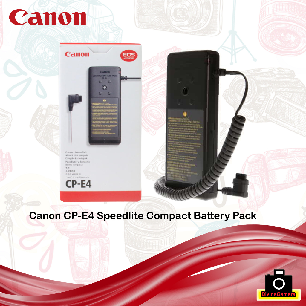 Canon CPE4 Speedlite Compact Battery Pack Shopee Malaysia