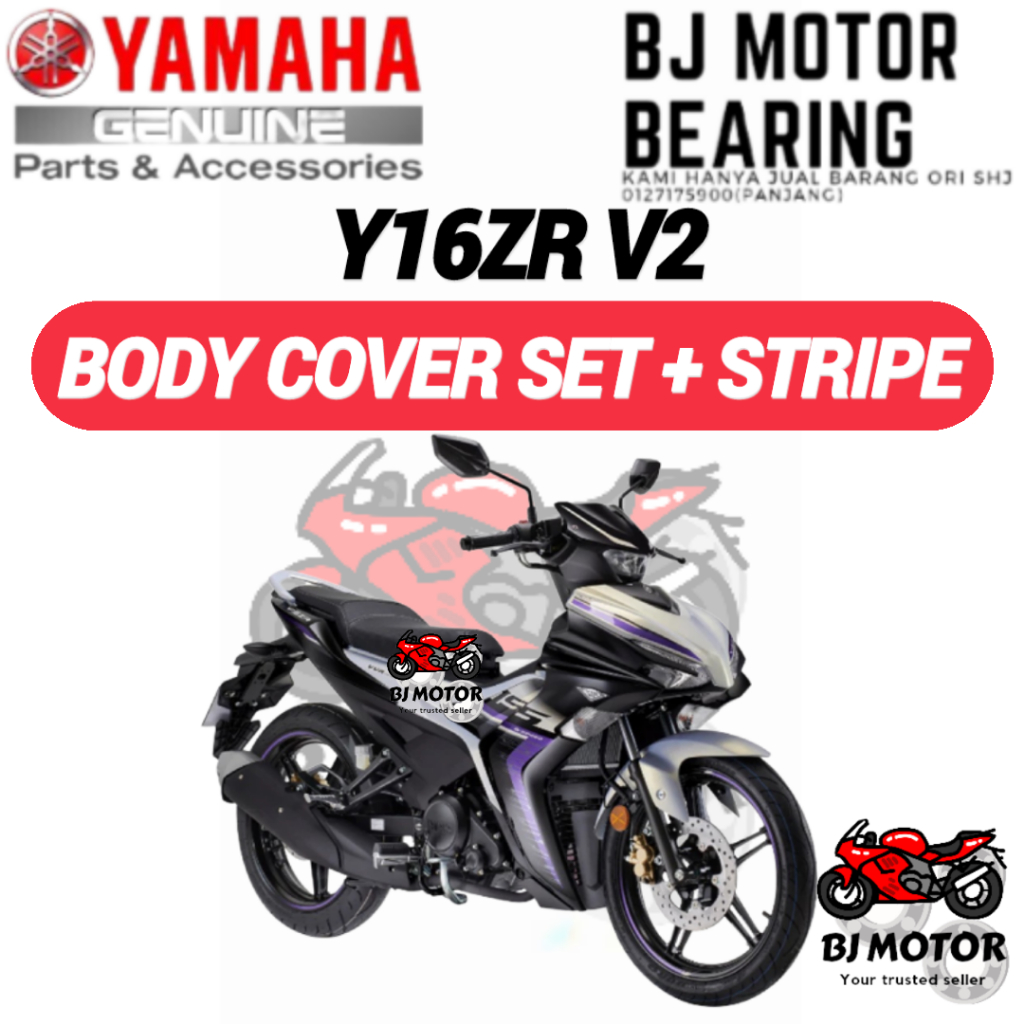 COVER SET YAMAHA Y16ZR 60TH ANNIVERSARY 100% ORIGINAL HLY Y16 BODY ...