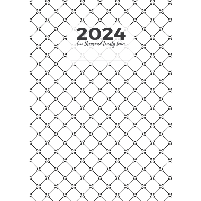 Planner Booklet 2024 A5 SIZE Simple Planner Book Diary/ Diari