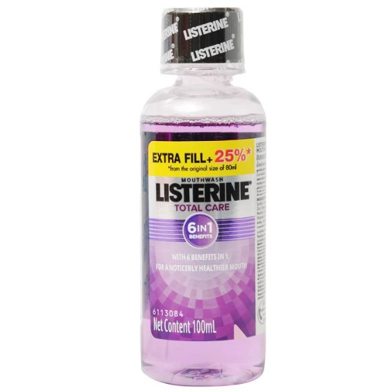 LISTERINE Total Care Mouthwash with Fluoride 100ml | Shopee Malaysia