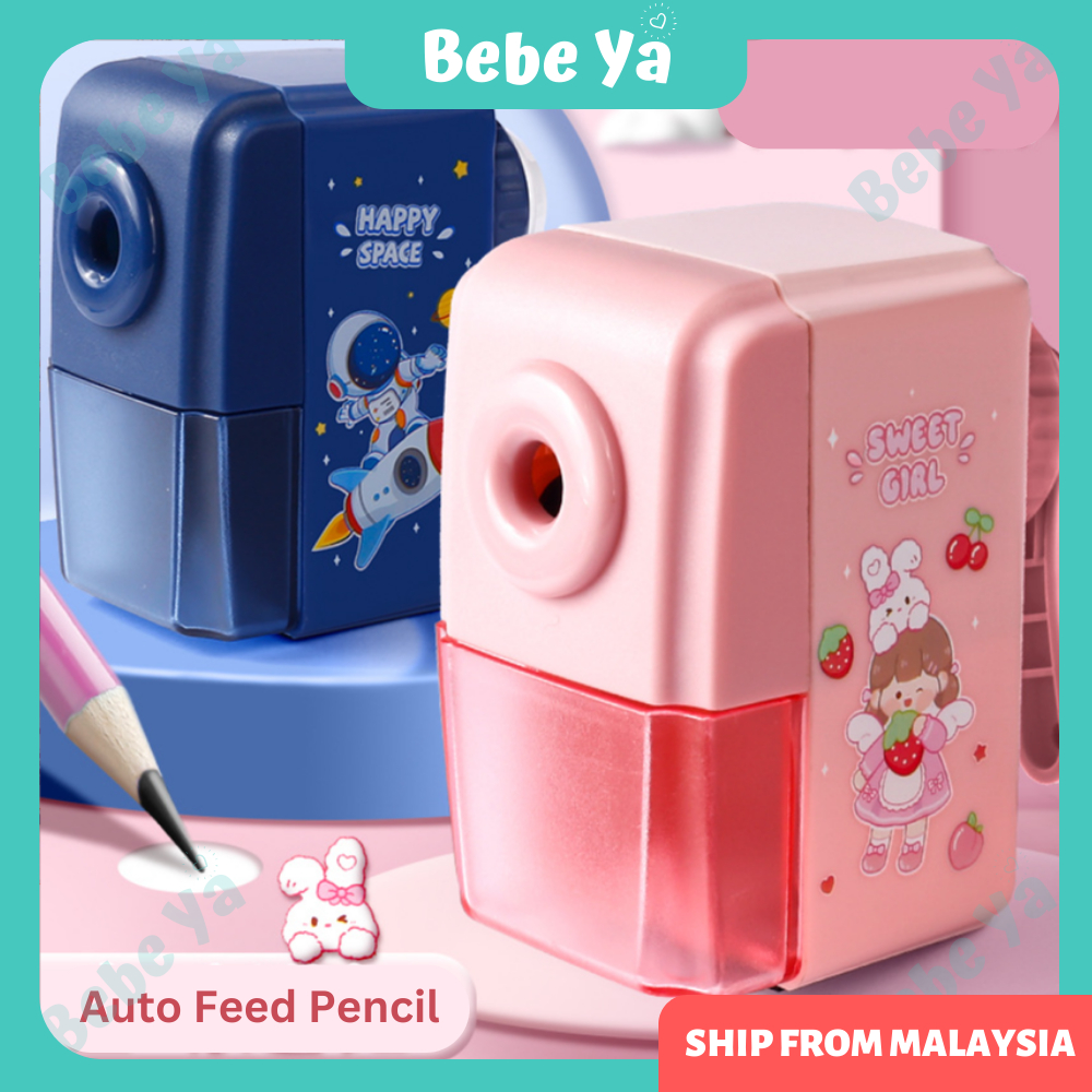 Cute Cartoon Pencil Sharpener - Sharperner Pencil Auto Feed Student ...